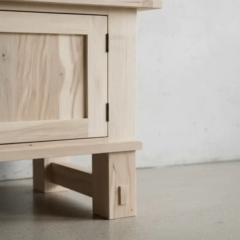 penwood furniture yukon turnbuckle door nightstand medium close up